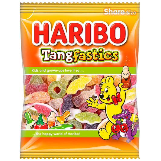 Haribo Tangfastics 175g sweets ready for sharing or party bags