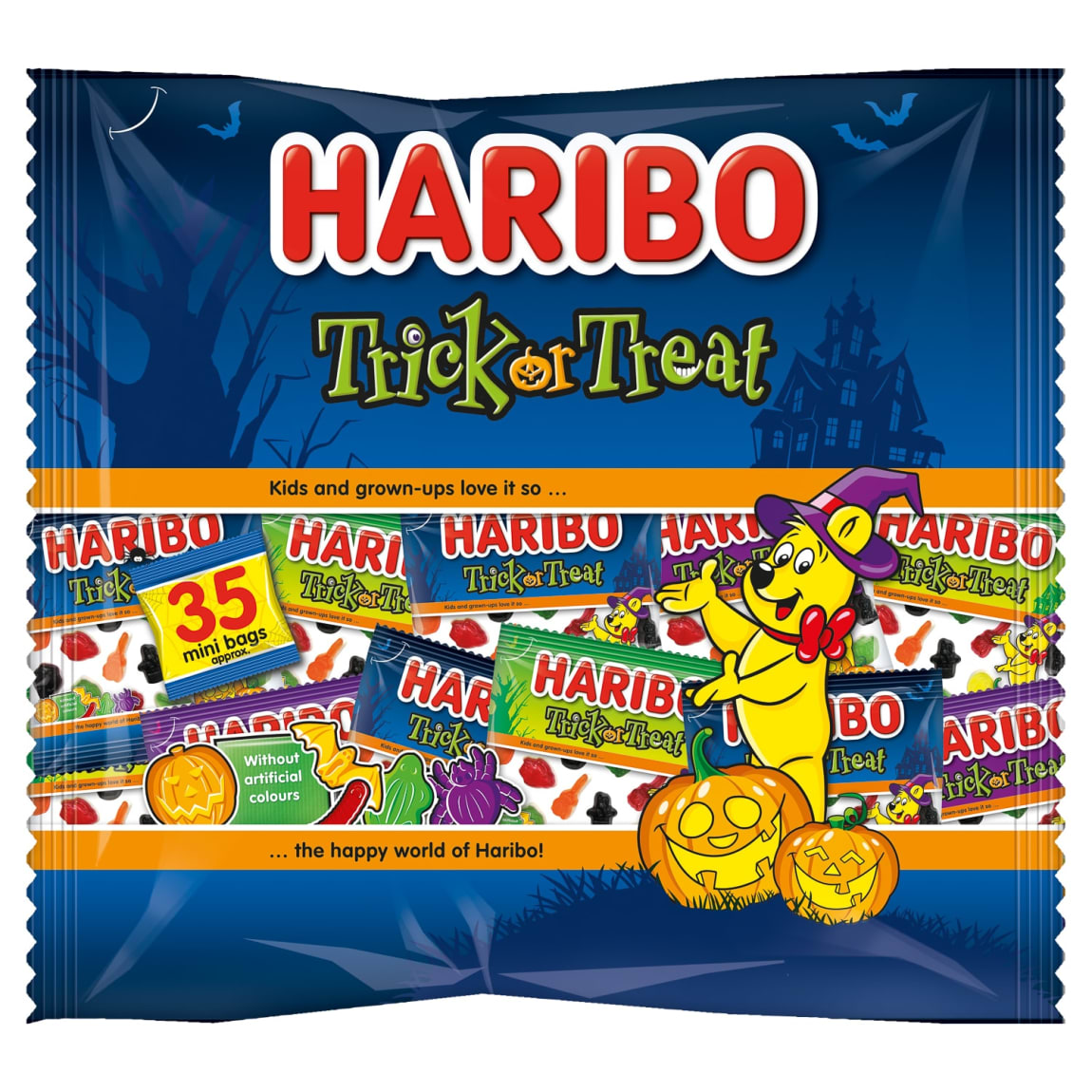 Haribo Trick or Treat Mini Bag Mix 512g Halloween edition
