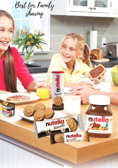 Gift hamper packed with indulgent hazelnut snacks by Nutela