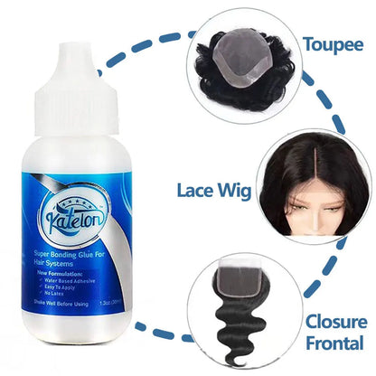 Transparent liquid adhesive glue for lace front wigs