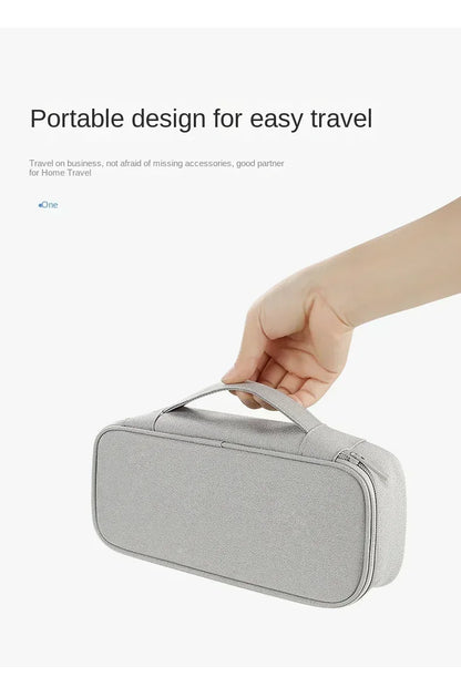 Travel electronics case for headphones, USB drives and cables