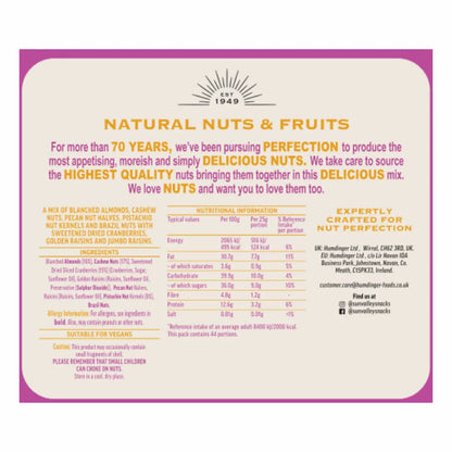 Mixed nuts cashews almonds pistachios dried fruit pack