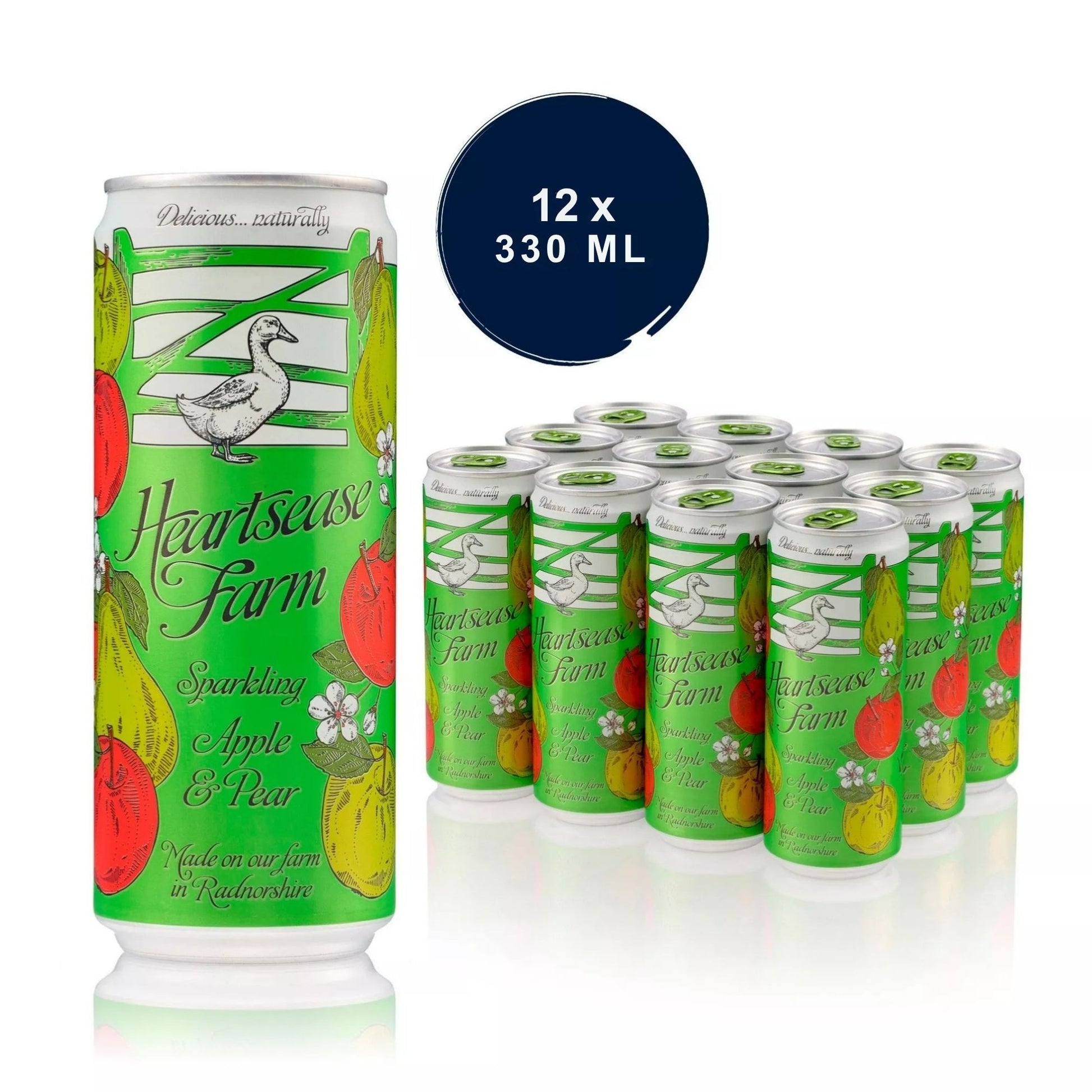 Heartsease Farm Apple and Pear Sparkling Pressé 330ml