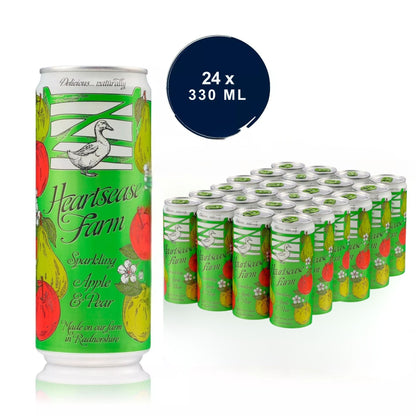 Apple and pear sparkling fruit drink 24 cans