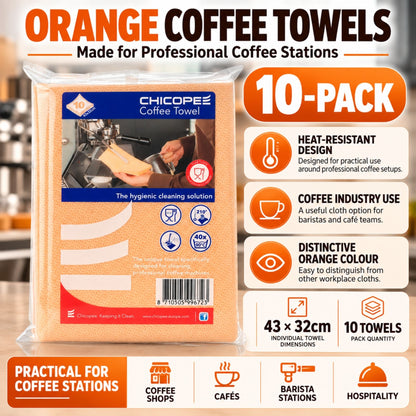 Coffee towels measuring 43 x 32cm each
