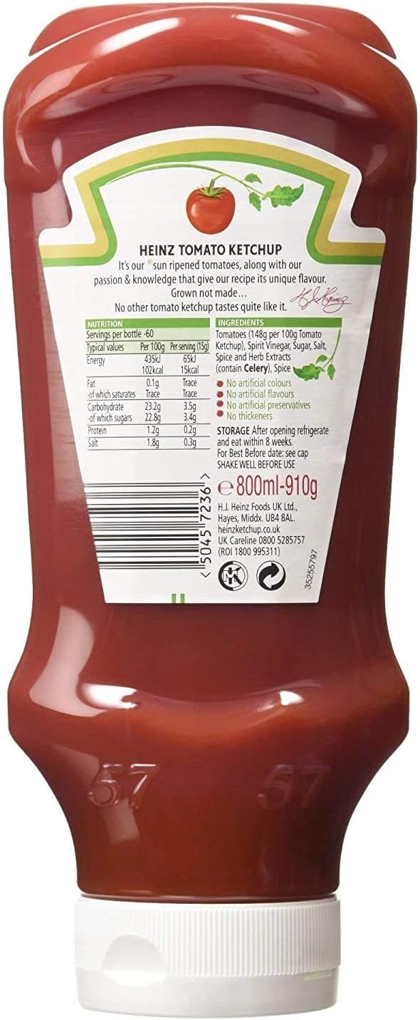 heinz ketchup large squeeze bottle