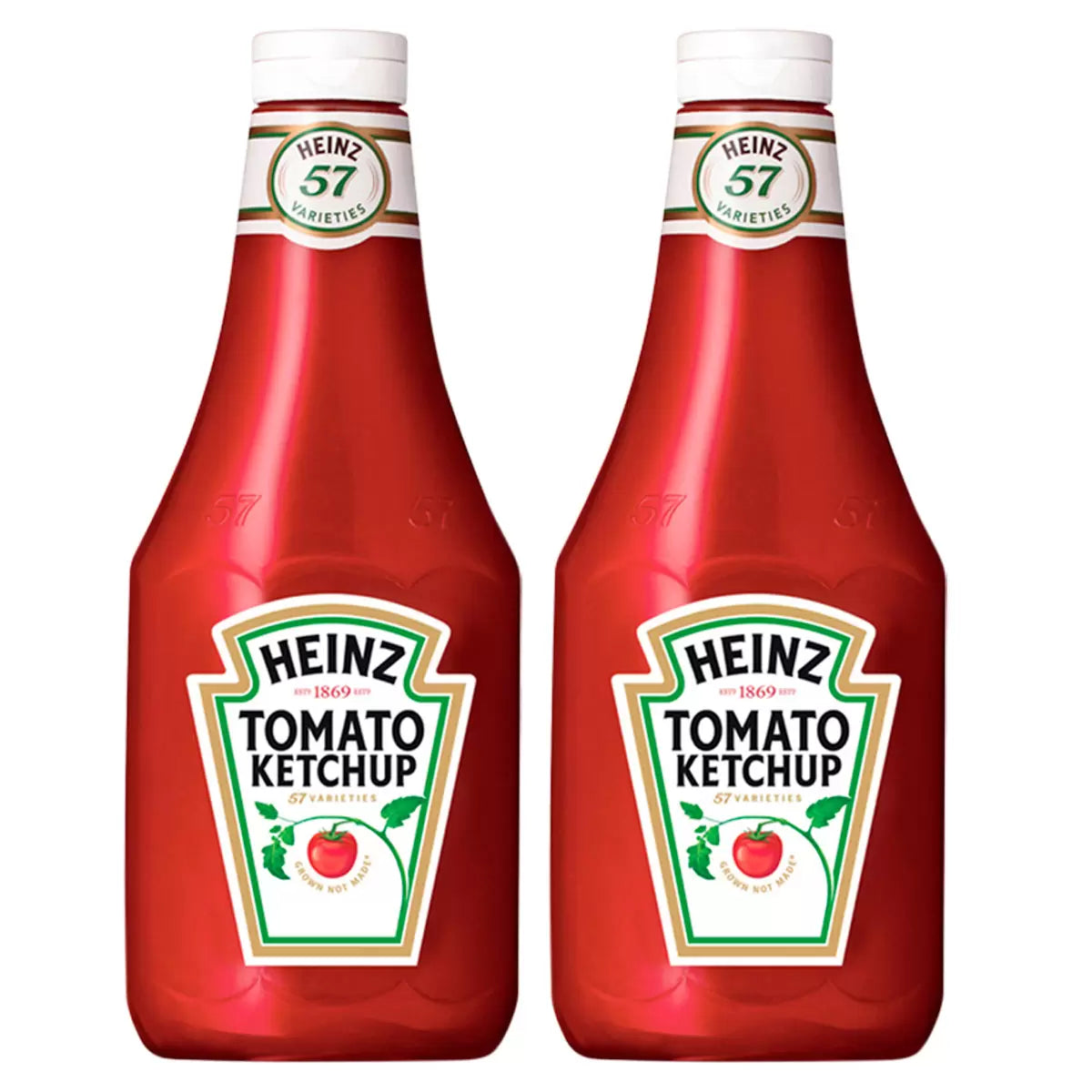 Heinz Tomato Ketchup twin pack, 2 x 1.35kg bottles