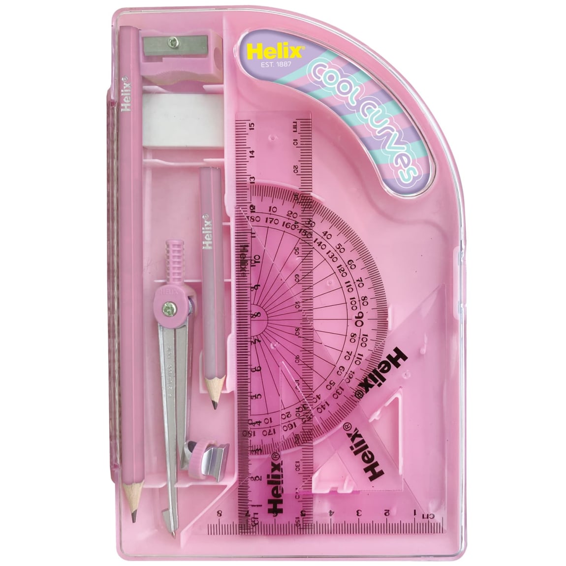 Helix Cool Curves Geometry Set Pastel Colours