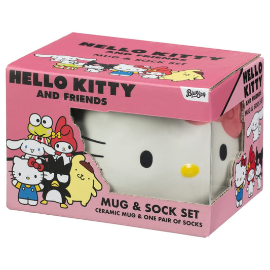 Hello Kitty 3D mug and sock gift set