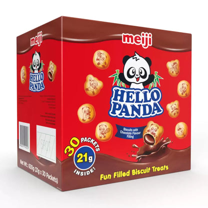 Bite-size Hello Panda biscuits with fun panda characters