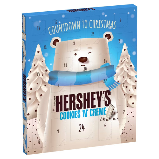 Hershey’s Cookies ‘N’ Creme Advent Calendar 205g with white chocolate treats