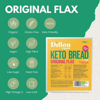 High fibre flax bread keto friendly