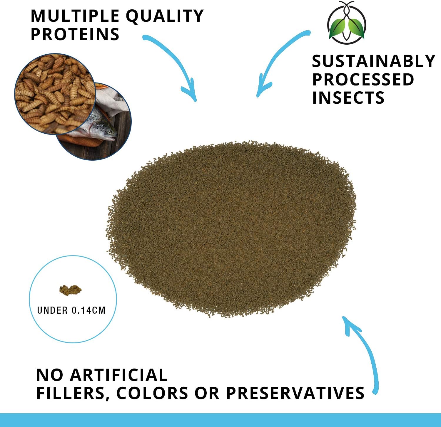 High-protein tropical fish food granules – 45g by Fluval