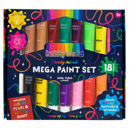 Hobby World Mega Paint Set 18 x 36ml