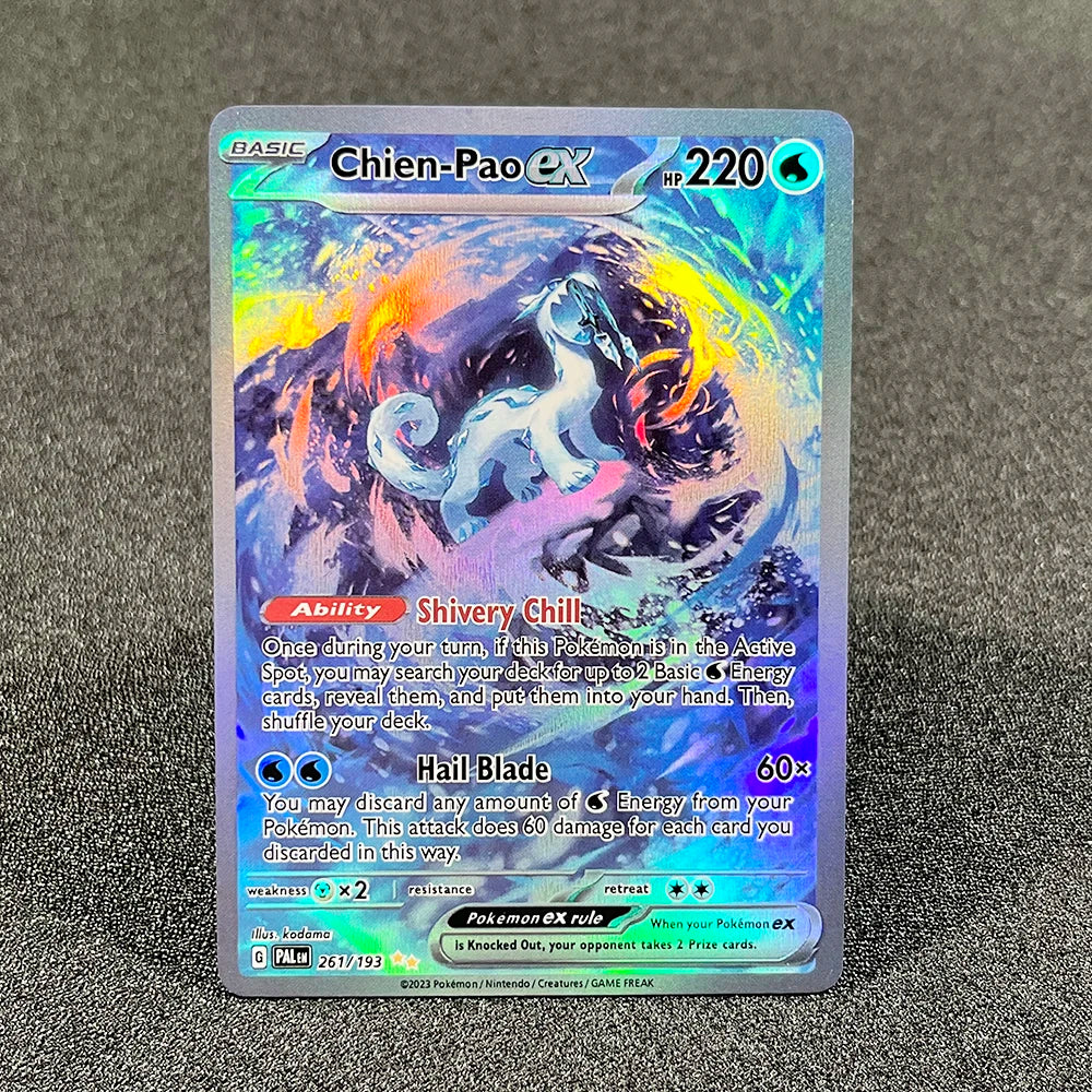 Hologram effect fantasy themed card set