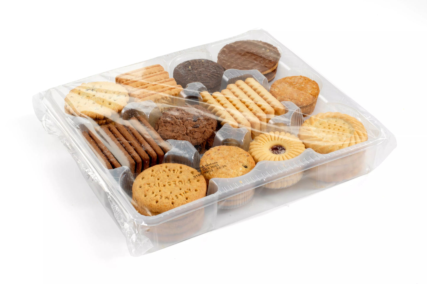 Hospitality sweet biscuit assortment box for service