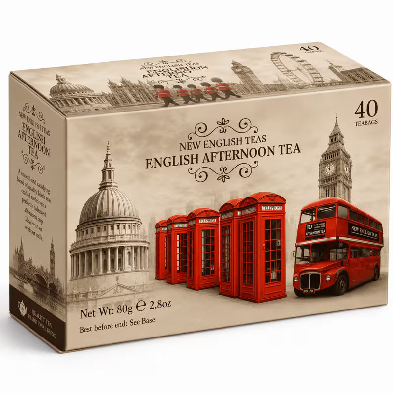 Assorted tea and snack set for sharing with visitors