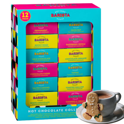 Hot Choc Barista House 12pk assorted hot chocolate gift set