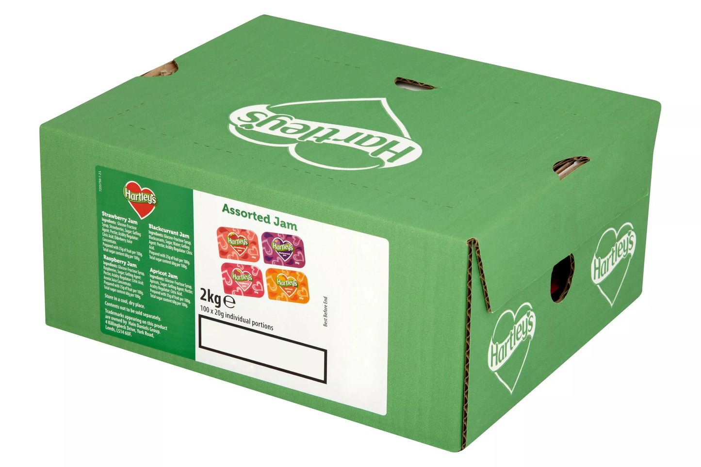 Hartleys assorted jam portions for catering and hospitality