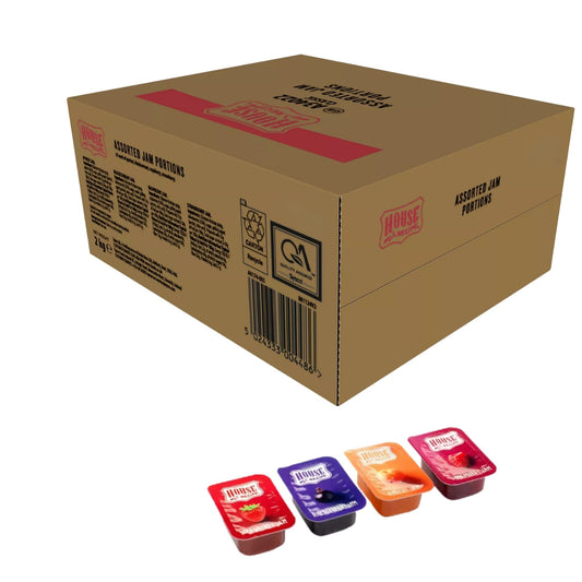 House Recipe assorted jam portions 100x20g variety pack