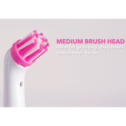 Cordless scrubber with Pink Stuff cleaning paste