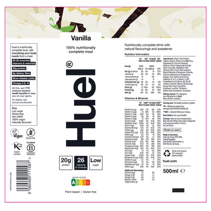 Huel ready to drink vanilla meal