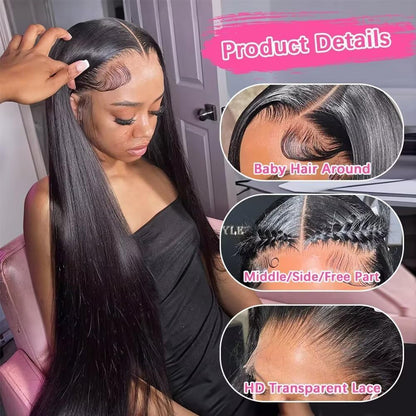 Brazilian virgin human hair wig with natural hairline