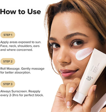 No white cast Korean SPF 50+ sunscreen set