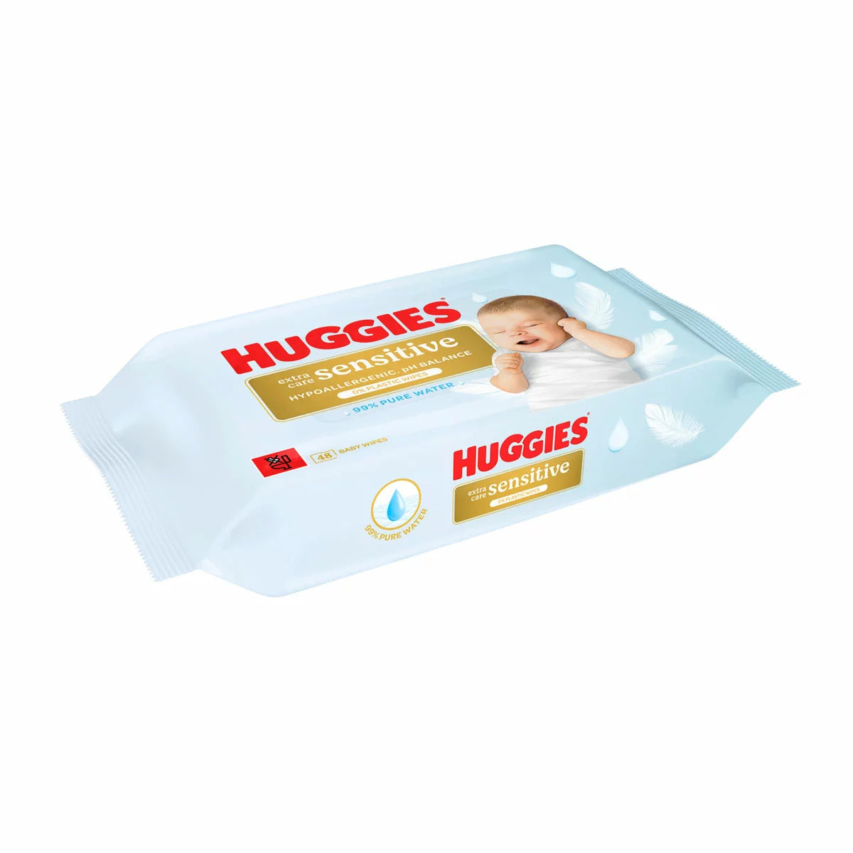Hypoallergenic and perfume-free wipes for sensitive skin