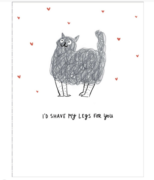 Humorous Valentines card for partners