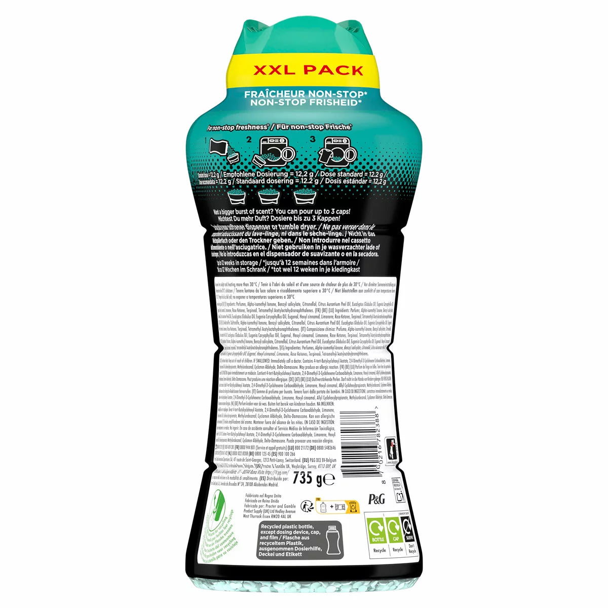 Easy-to-use fragrance beads for washing machines
