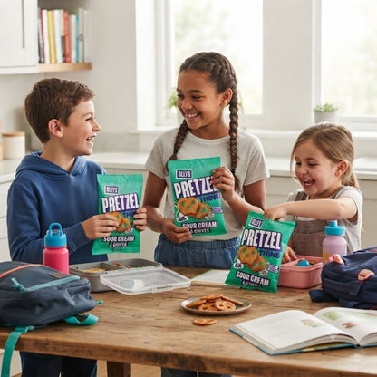 Crispy pretzel bites for sharing