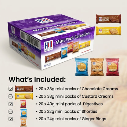 Classic British biscuit assortment bulk pack