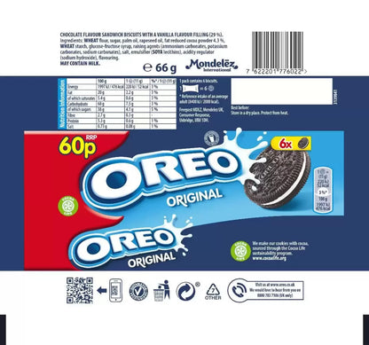 reo Original biscuits with creamy filling 20-pack snack size