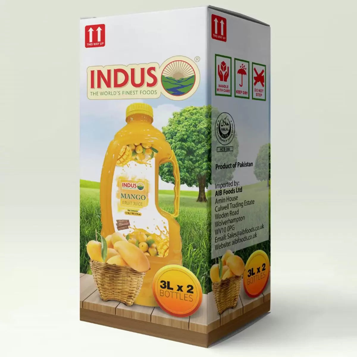 Indus Mango Nectar, 2 x 3L – pure tropical bliss in every sip, refreshing and delicious mango taste