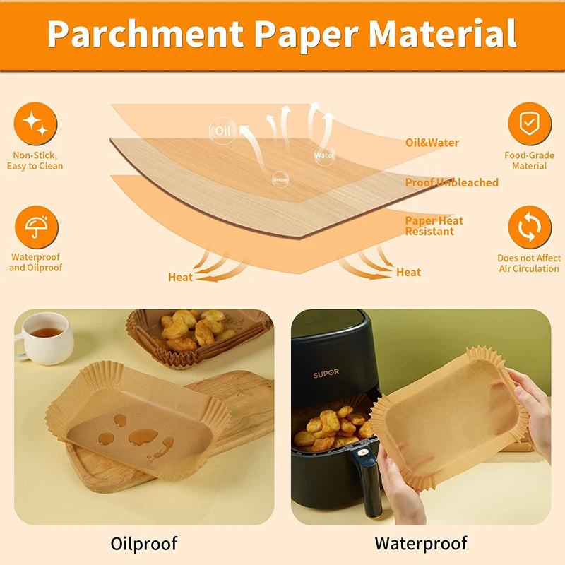 Instant air fryer paper liners