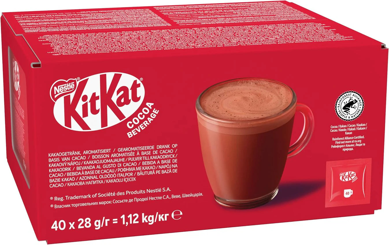 Creamy cocoa drink mix with wafer inspired flavour
