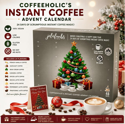 Festive coffee sachet gift set for vegan coffee lovers