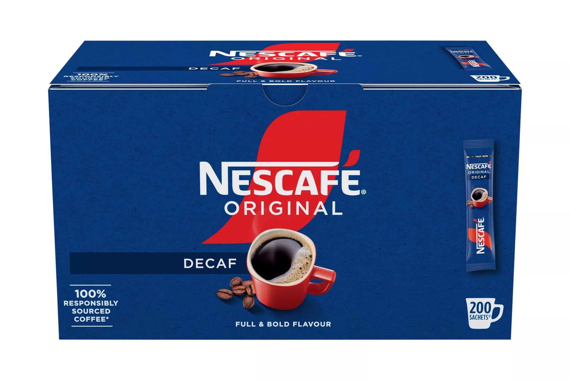 portioned instant decaf coffee sachets for easy use