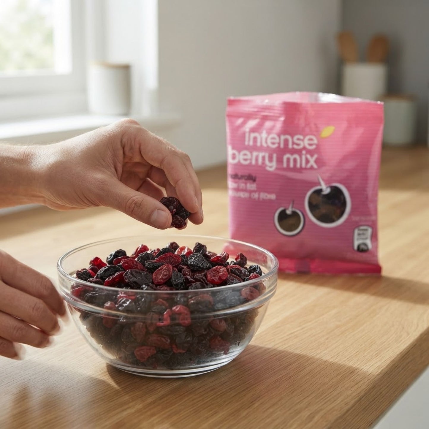 Berry mix individual snack-size bags