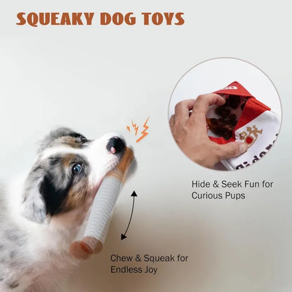 Novelty cigarette box pet toy