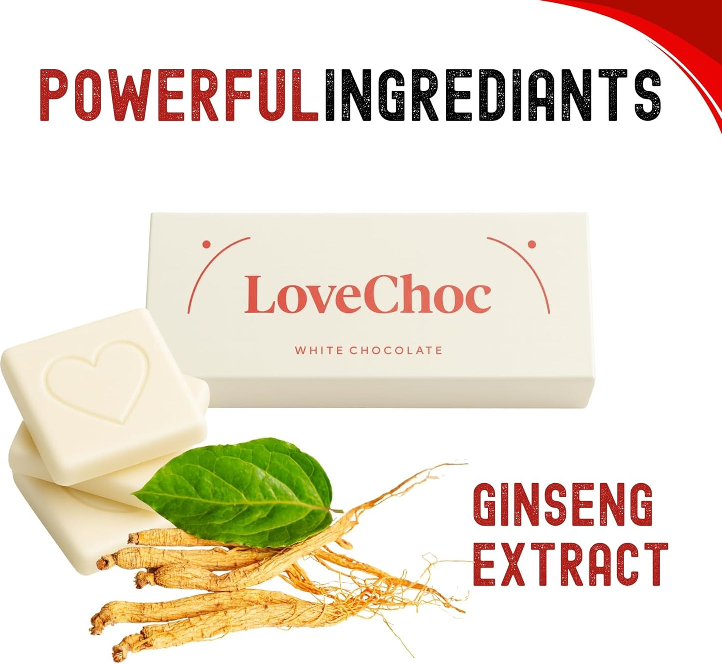 Gluten-free chocolate tabs designed for romance