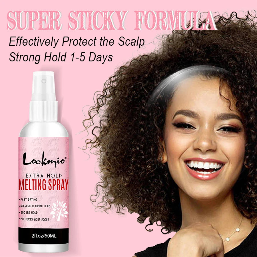 Wig installation spray suitable for daily wear and styling