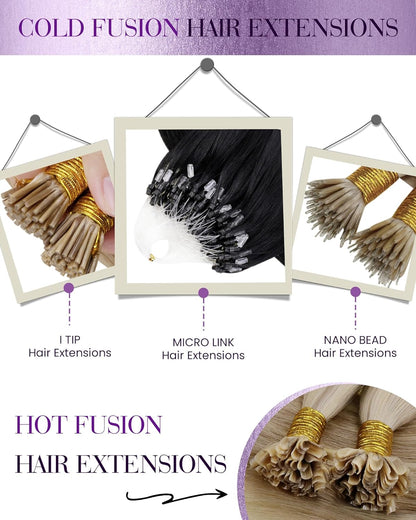 50g hair extensions with discreet micro rings