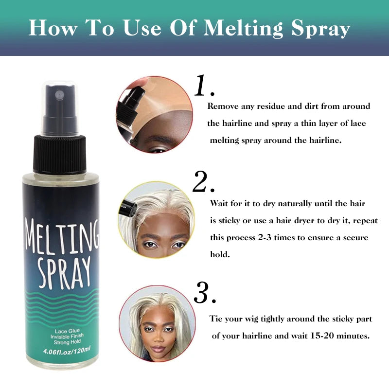 Large 120ml wig adhesive spray for multiple uses