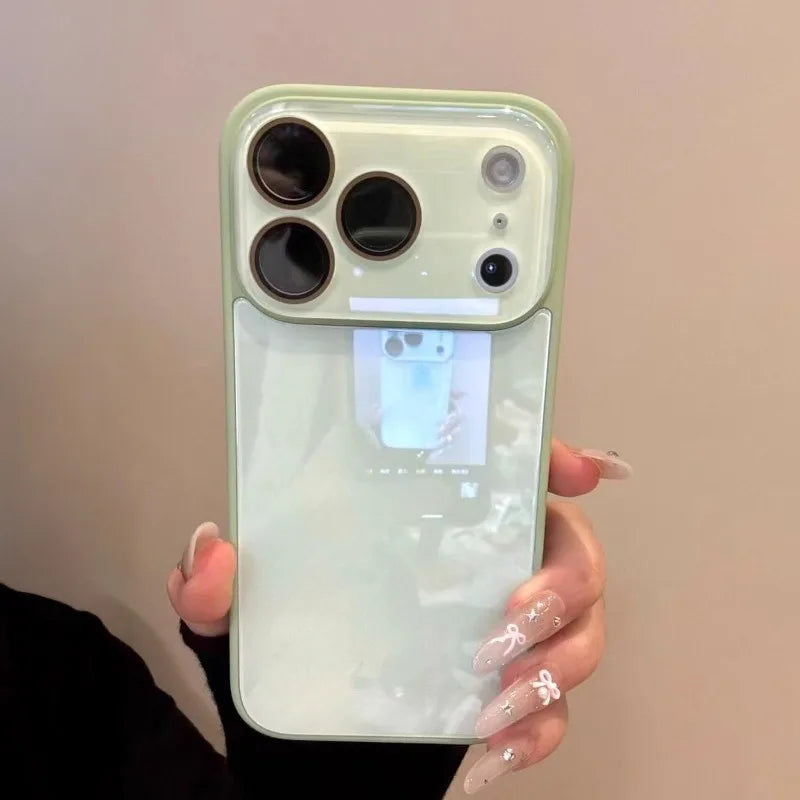 Candy colour glass case iPhone 14 13 Pro Max camera guard