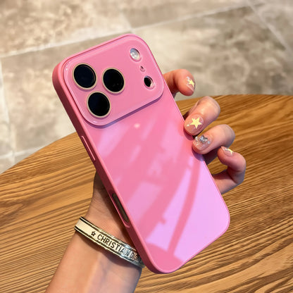 Tempered glass iPhone 15 Pro Max case shockproof bumper edge