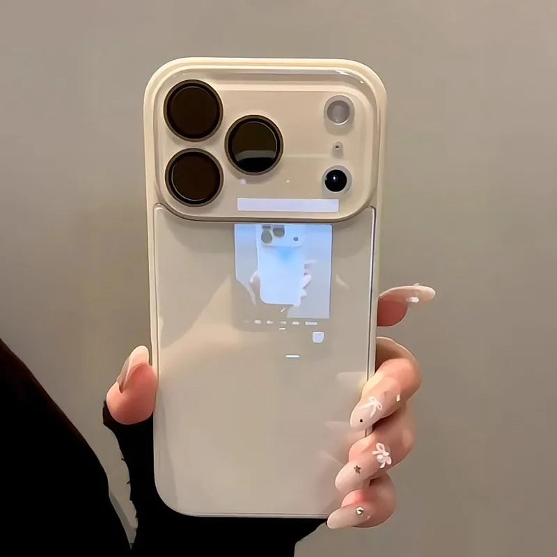 iPhone candy glass case close up texture detail premium finish