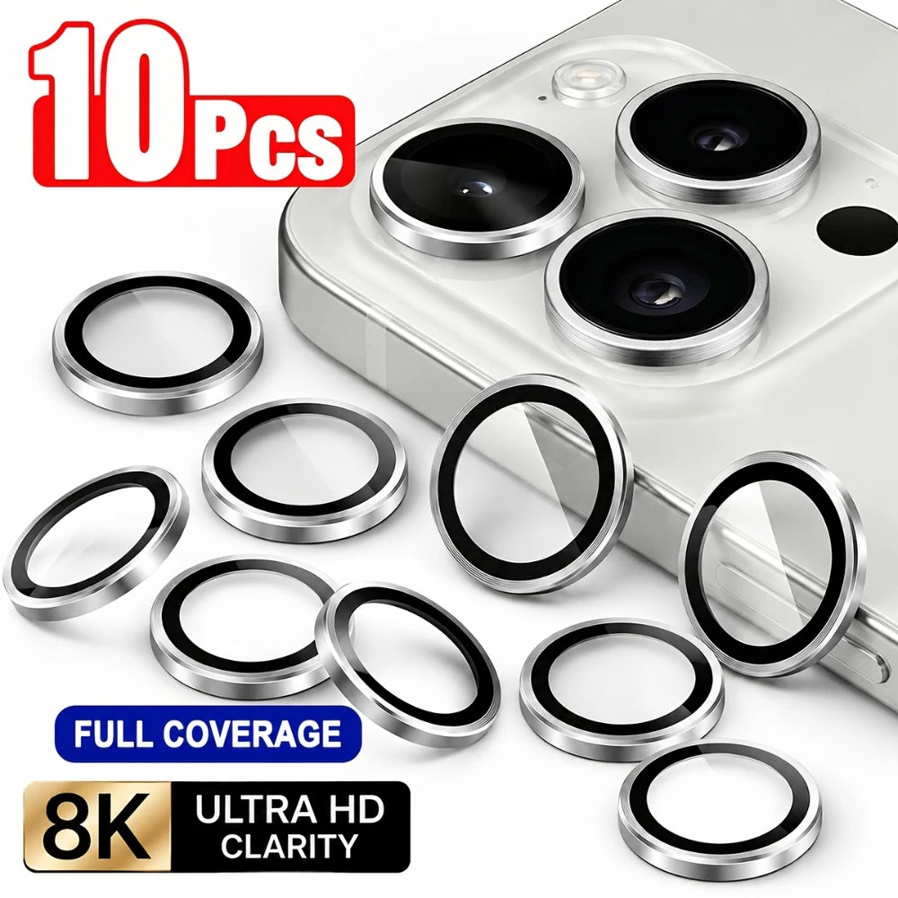 Tempered glass lens cover for selected iPhone models