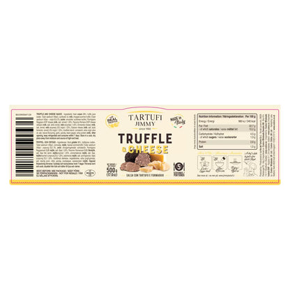 Italian gourmet truffle pasta sauce creamy cheese blend